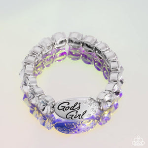 God's Girl Bracelet - White