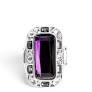 Radiant Rhinestone - Purple Ring