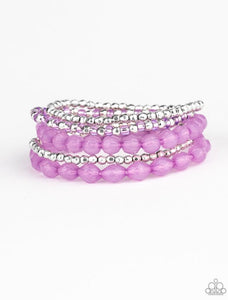 Sugary Sweet Bracelet Stretchy - Purple