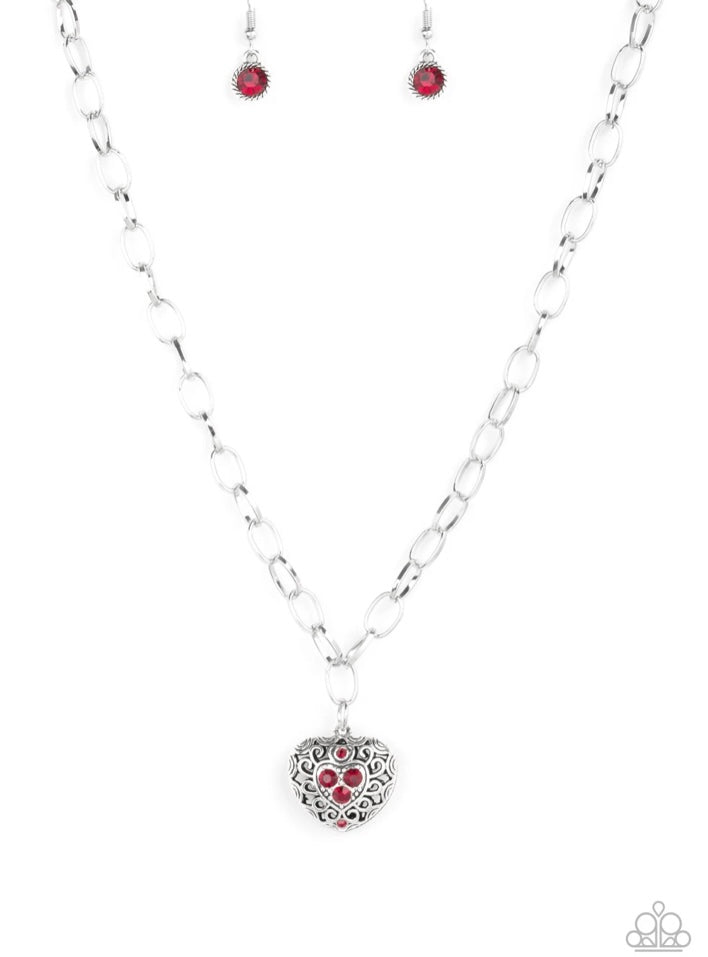 No Love Lost Necklace - Red