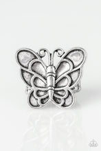 Load image into Gallery viewer, 1-035 Sky high butterfly silver ring
