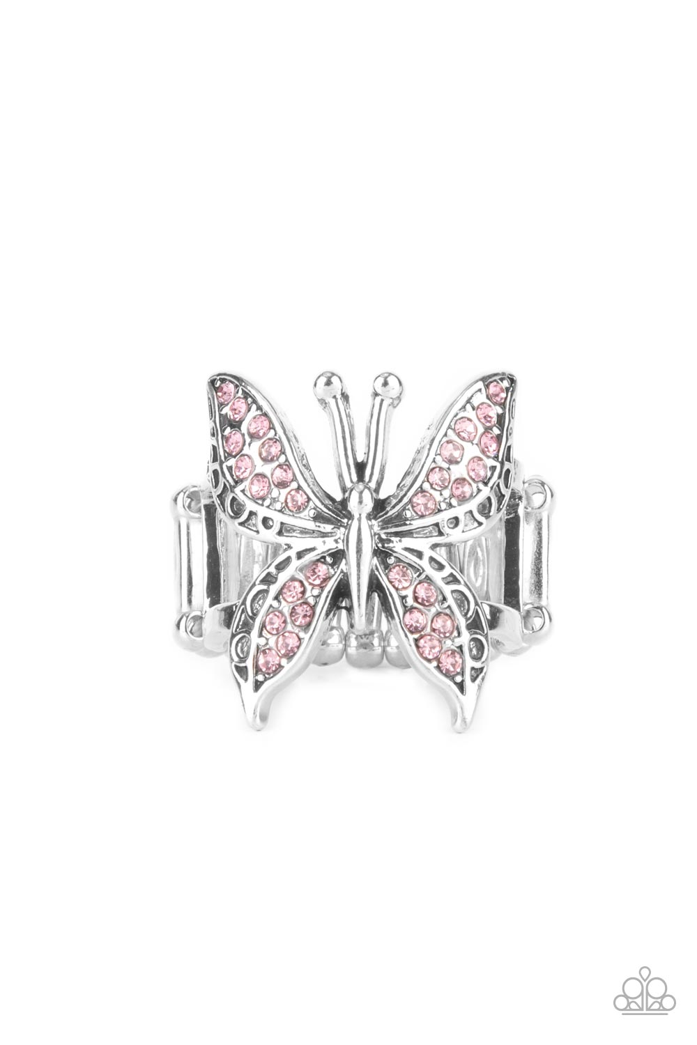 1-081 Blinged Out Butterfly - Pink