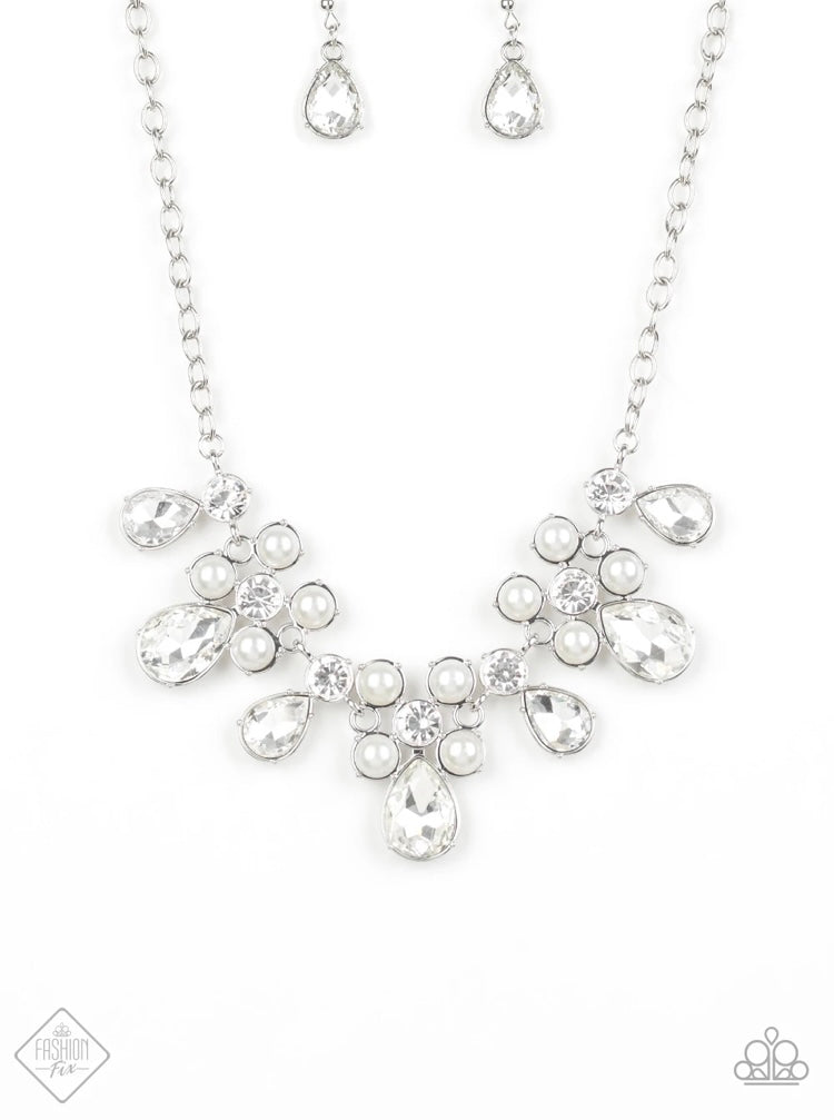 Demurely Debutante - White Pearls