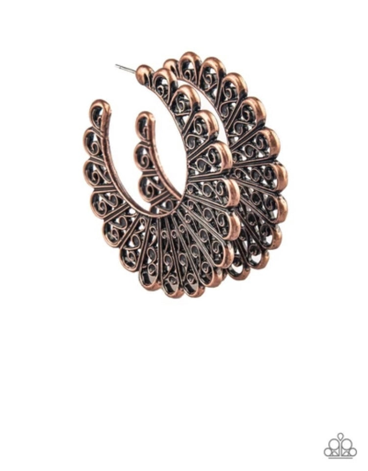 Funky Flirt Hoop Earring - Cooper