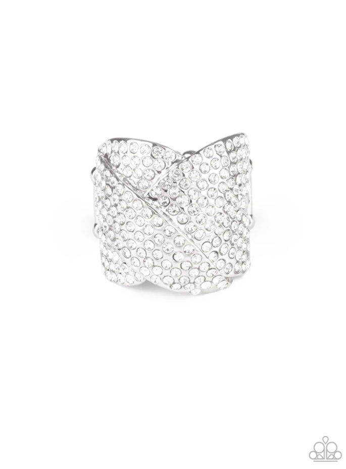 1-019 Scandalous Shimmer Bling Ring - White