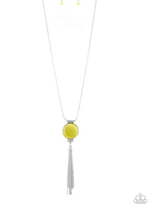 Happy As Can Beam Necklace - Yellow