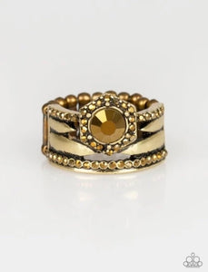 1-004 Modern Maven Ring - Brass