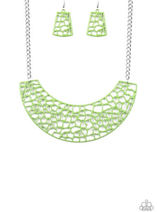 Powerful Prowl Necklace - Green