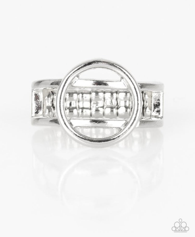 3-047 City Center Chic - Silver Ring