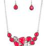 Breathtaking Brilliance - Red Necklace